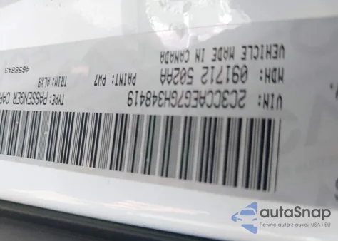 2016 Chrysler 300C из США, поврежденный, VIN 2C3CCAEG7GH348419